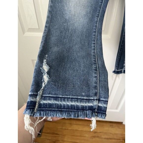 Judy Blue Straight Leg Distressed Jeans Women 0/24 New - Picture 4 of 10